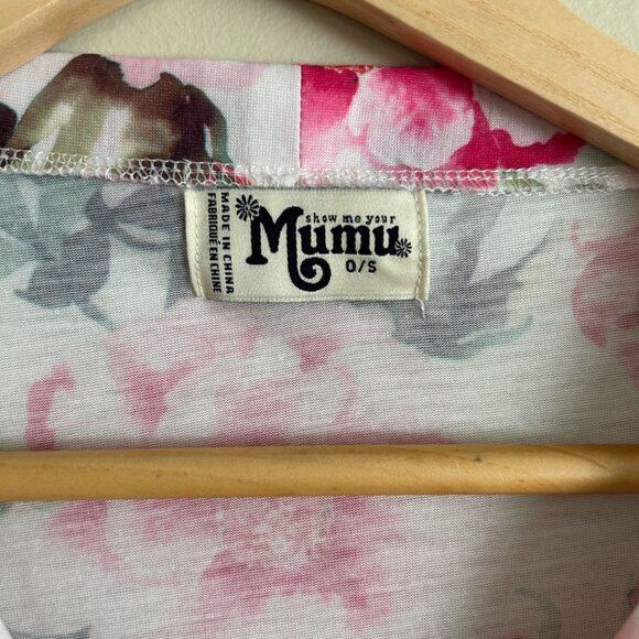 Show Me Your Mumu Floral Print V-Neck Tunic Nightgown - Picture 6 of 9